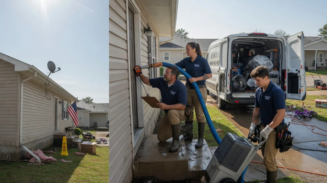 Ceiling Water Damage Restoration in Hope, ND near me